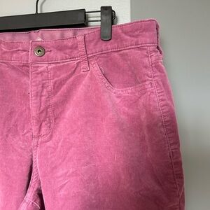 St. John's Bay Magenta Corduroy Pants